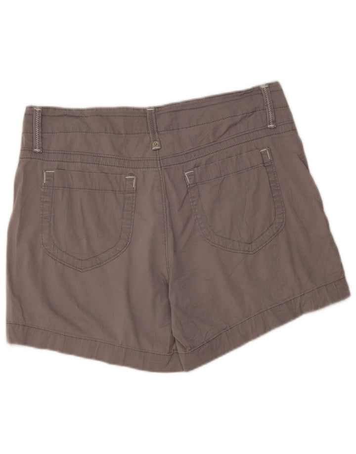 LEE Womens Casual Shorts US 12 Large W34 Grey Cotton
