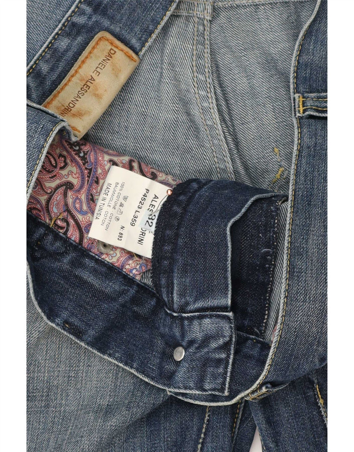 Daniele Alessandrini Herre Denim Shorts W32 Medium Blue Bomuld