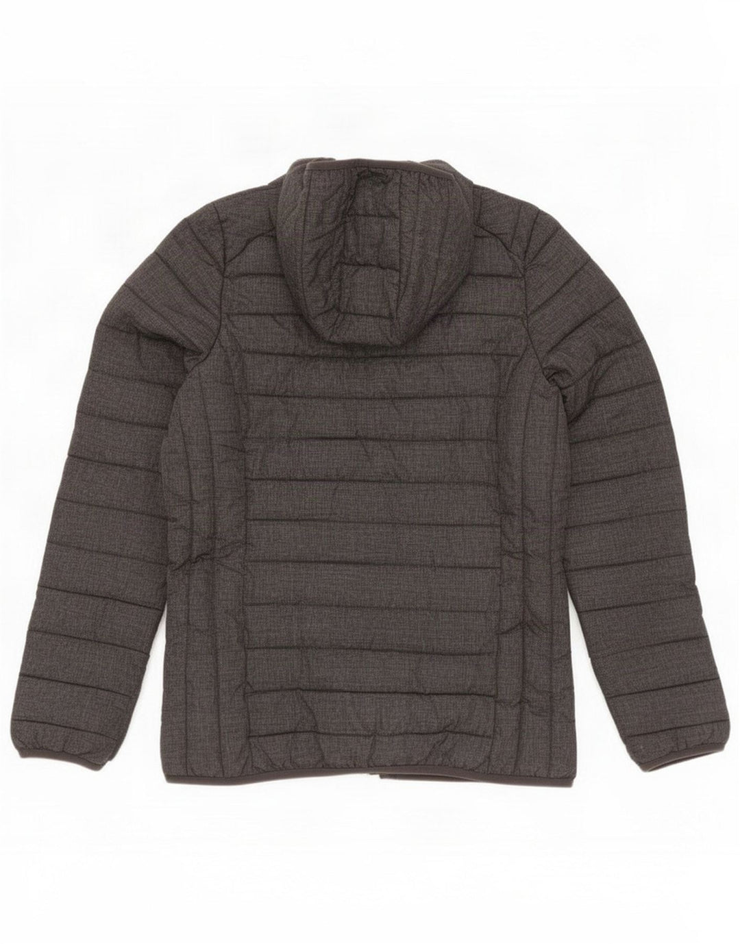 Ellesse Giacca imbottita oversize con cappuccio da donna UK 10 Small Grigio Poliammide