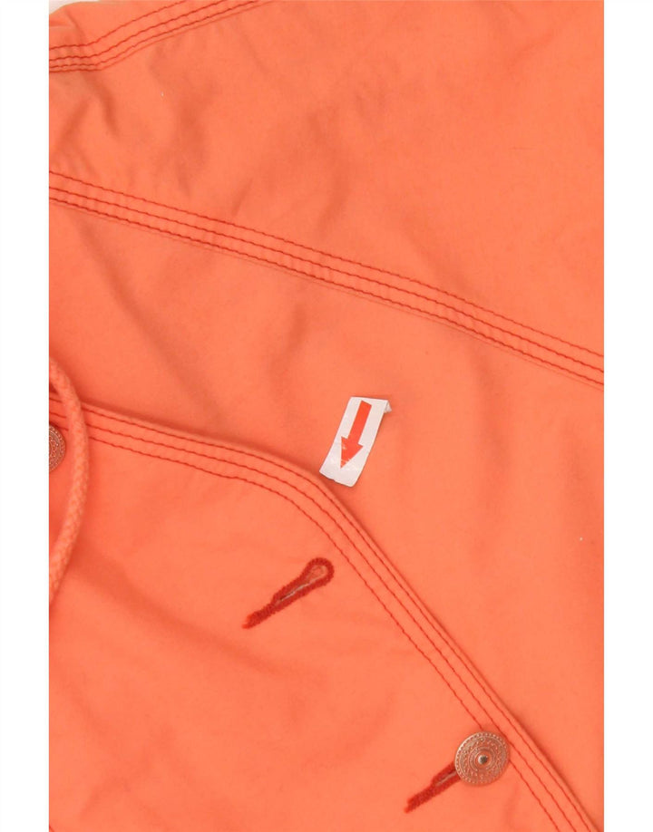 Vintage pige skijakke 11-12 år orange nylon