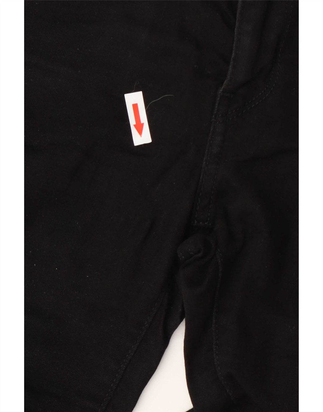 Levi's Womens 712 Slim Jeans W25 L27 Black Cotton