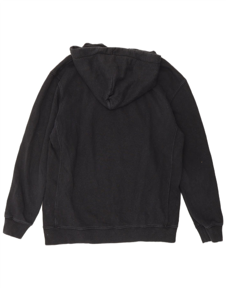 LEE Herren-Kapuzenpullover aus mittelschwarzer Baumwolle