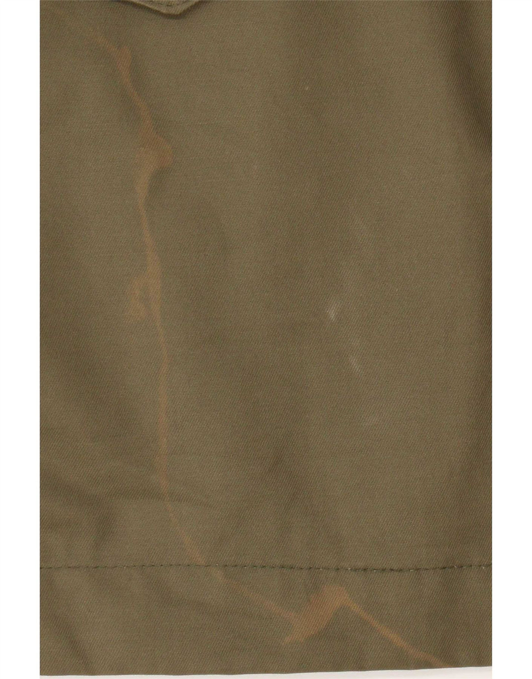 Vintage Mens Military Overcoat IT 50 Large Khaki Cotton