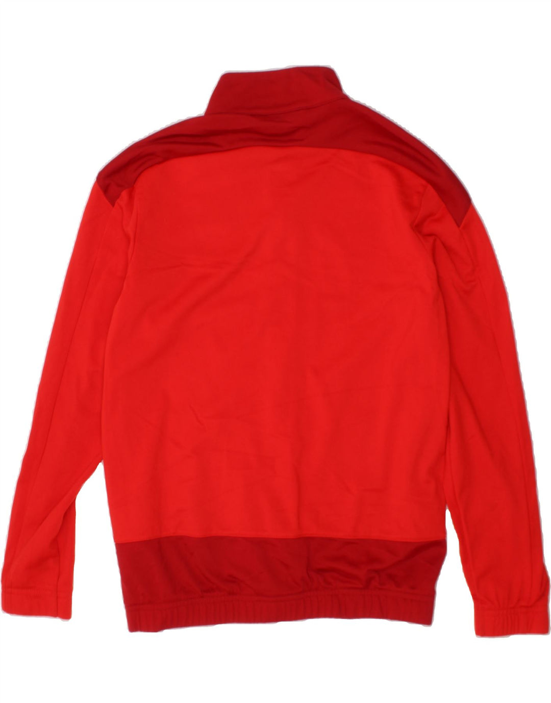 PUMA Boys Graphic Tracksuit Top Jacket 11-12 Years Red Colourblock Vintage Puma and Second-Hand Puma from Messina Hembry 