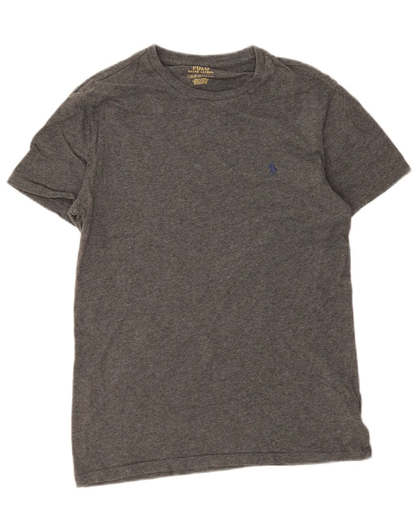 T-shirt da uomo Polo Ralph Lauren Top XS in cotone grigio