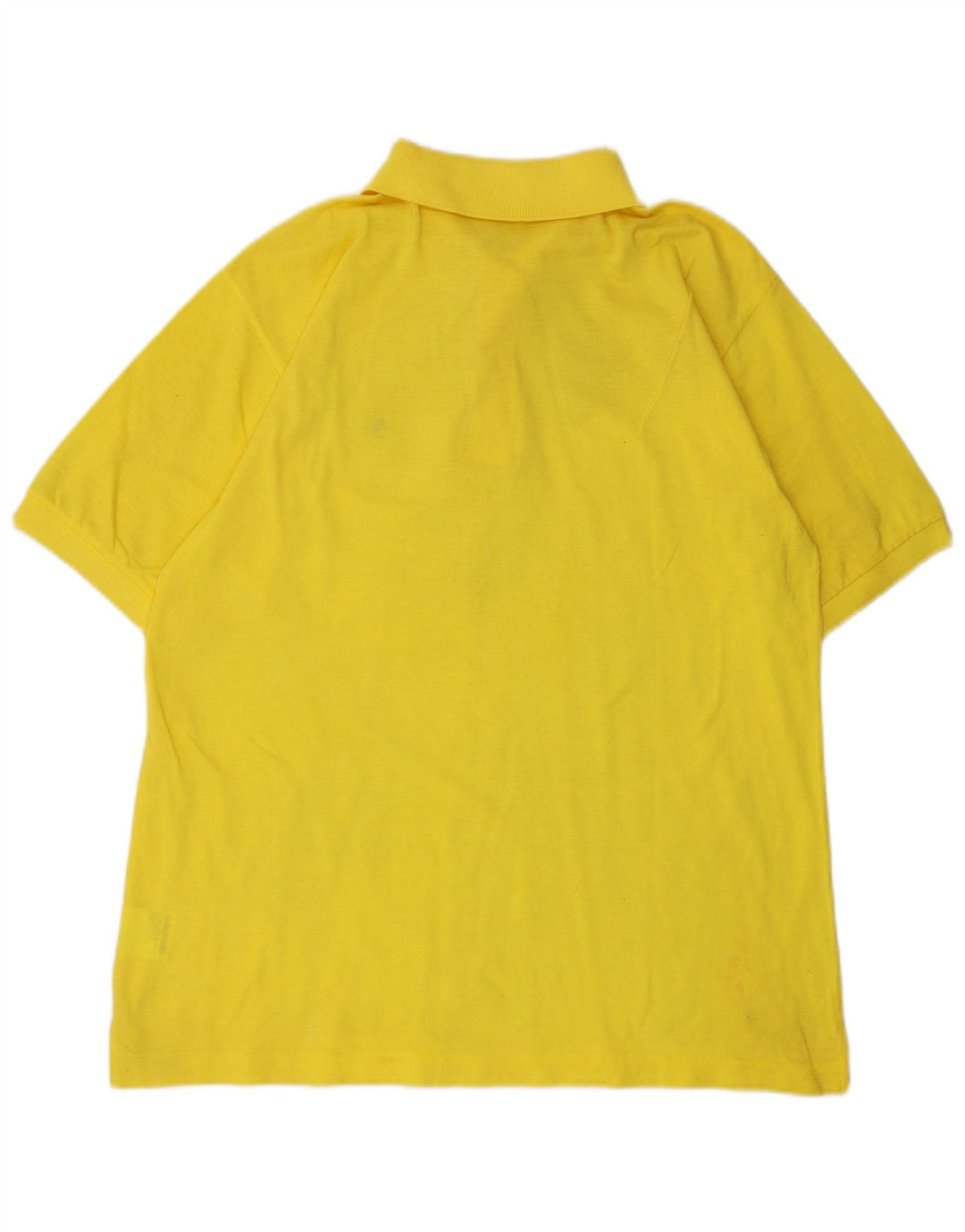 SERGIO TACCHINI Mens Polo Shirt IT 52 Large Yellow Cotton