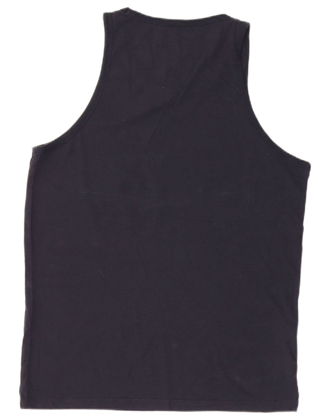 Jack & Jones Mens Slim Fit Graphic Vest Top Large Navy Blue