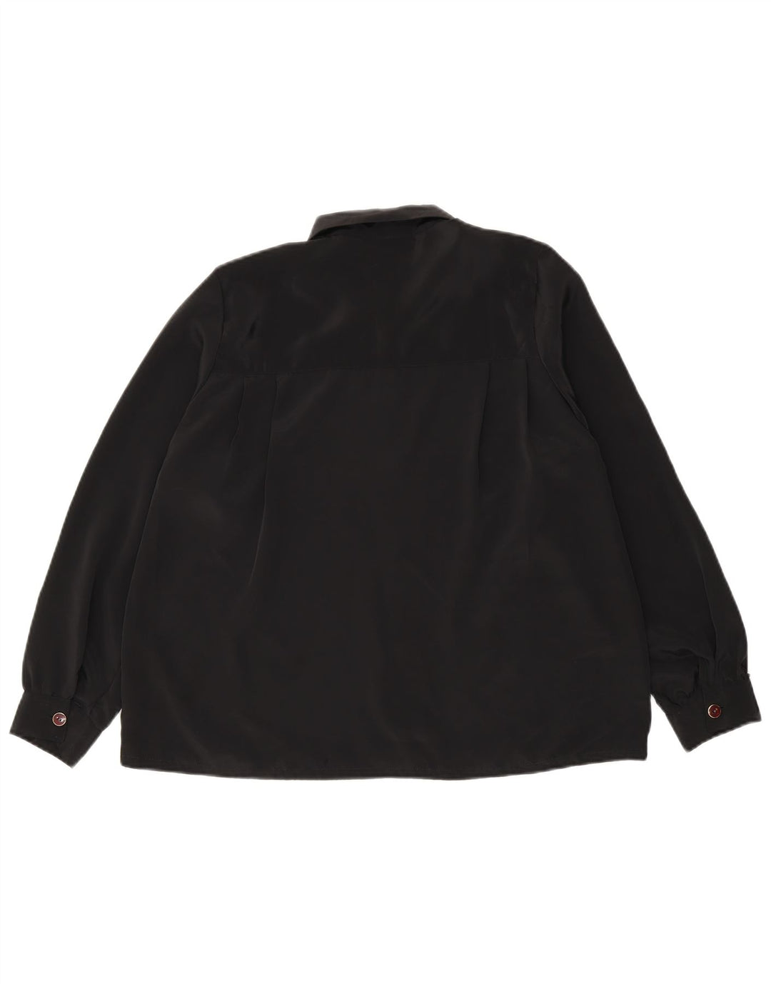 Vintage Womens Shirt Blouse UK 14 Large Black