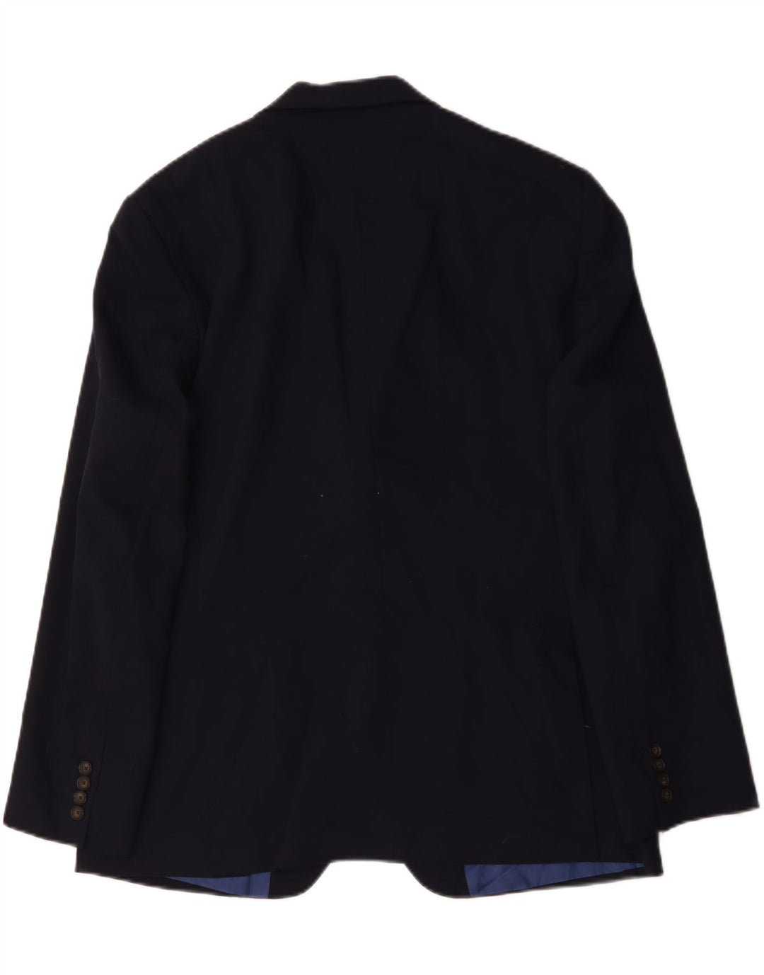 Marks & Spencer Mens 2 Button Blazer Jacket UK 44 XL Navy Blue Wool
