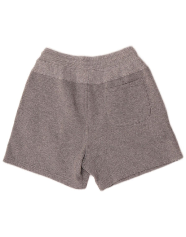Lotto Womens Graphic Sport Shorts Small Grey Polyester Sports