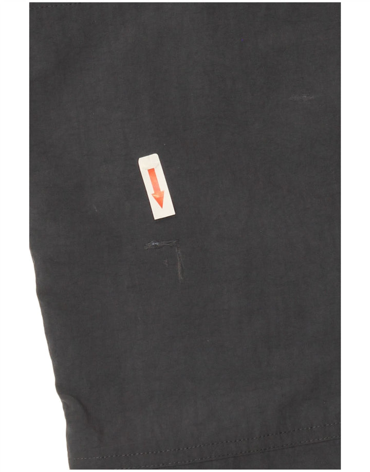Adidas Womens Capri Trousers UK 14 Large W32 L21 Grey Polyamide