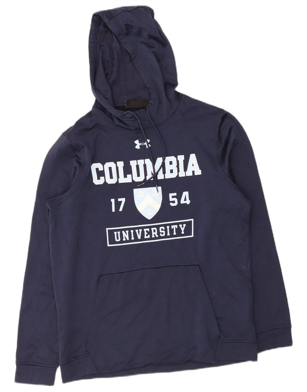 Under Armour Mens Graphic Hoodie Jumper Medium Navy Blue
