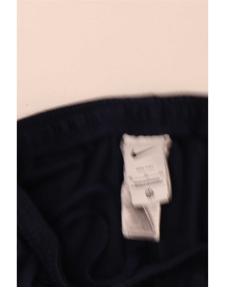 Nike Mens Dri Fit Tracksuit Trousers XL Navy Blue Colourblock Polyester