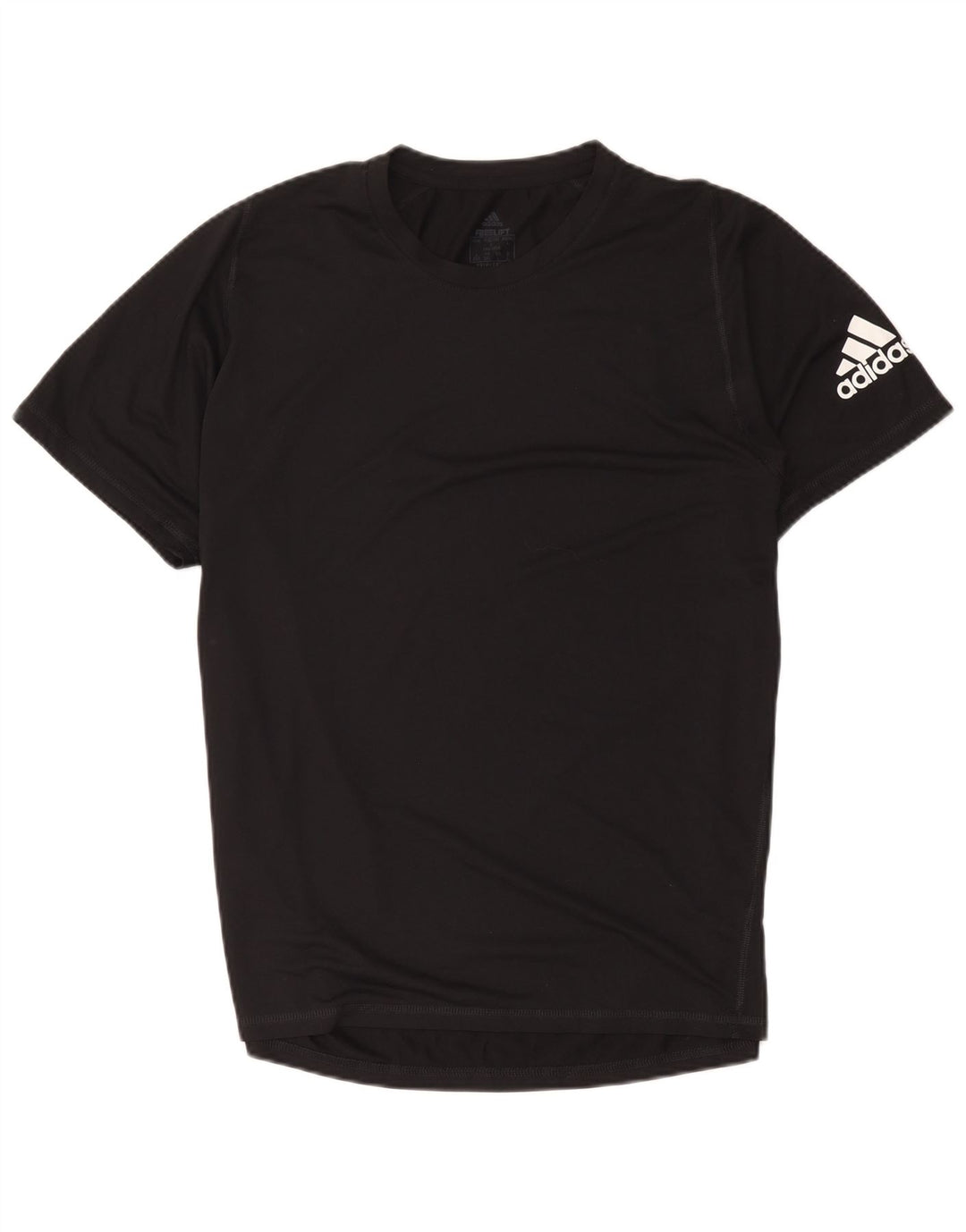 Adidas Grafisk T-shirt top til mænd, stor sort polyester
