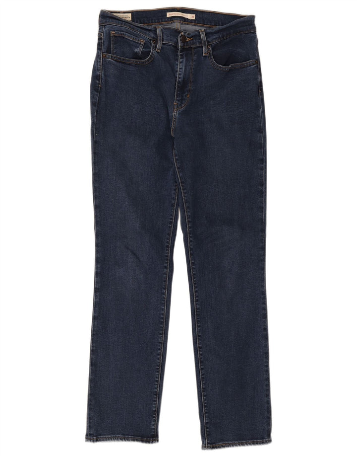 Levi's Womens 724 High Rise Straight Jeans W30 L30 Blue