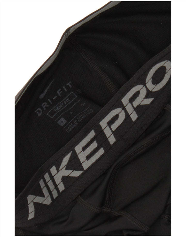 Leggings grafici Nike Dri Fit da uomo piccoli neri