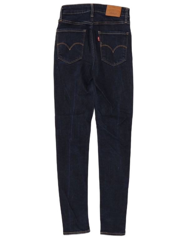Jeans skinny a vita alta Levi's 721 da donna W24 L28 Lyocell blu navy