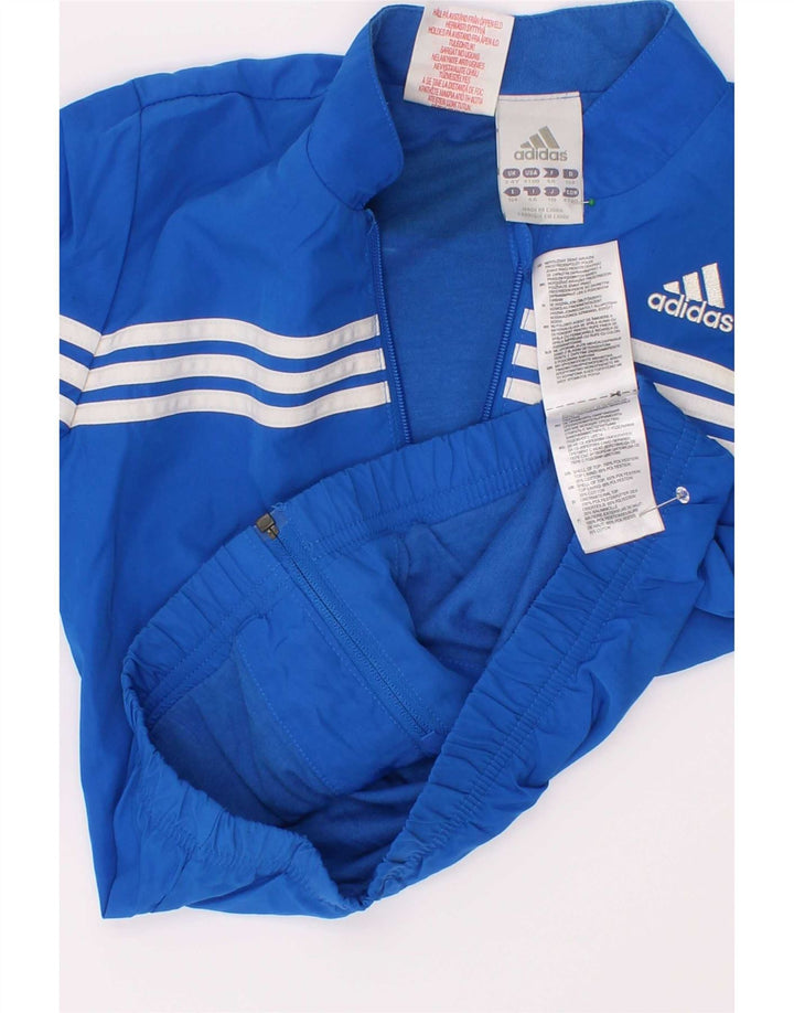 Adidas Chaqueta de chándal para niño 3-4 años Azul Poliéster