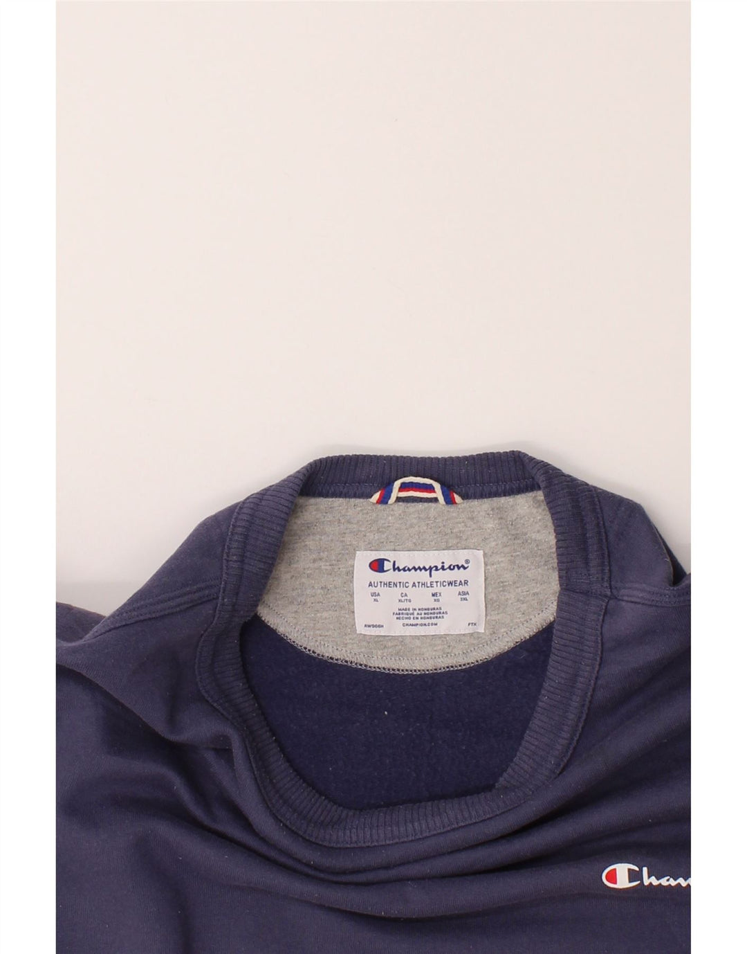 CHAMPION Mens Sweatshirt Jumper XL Navy Blue Cotton Vintage Champion and Second-Hand Champion from Messina Hembry 