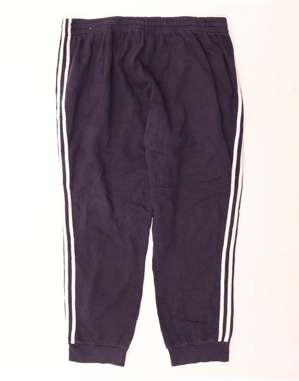 Adidas Pantalones de chándal para hombre Joggers 2XL Azul marino Poliéster