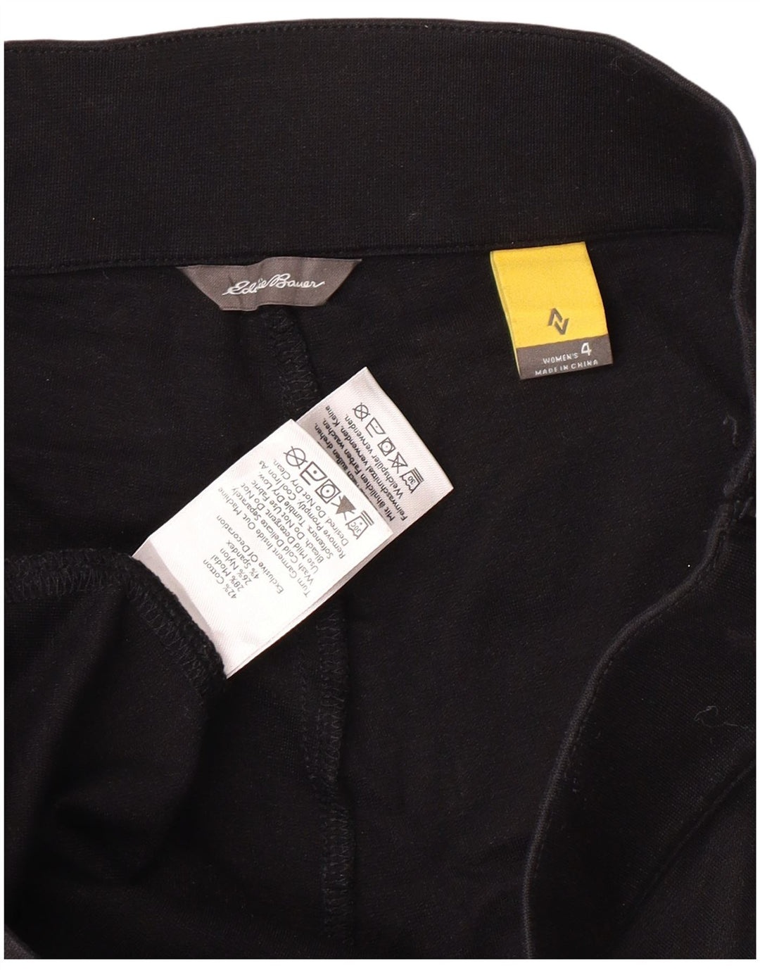 Leggings da donna Eddie Bauer US 4 piccoli in cotone nero