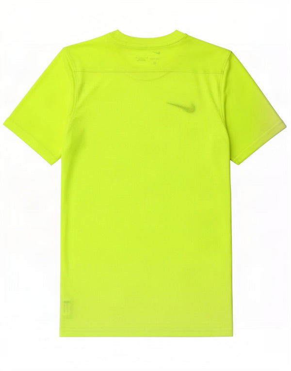 Nike Mens Dri Fit T-Shirt Top Small Green Polyester