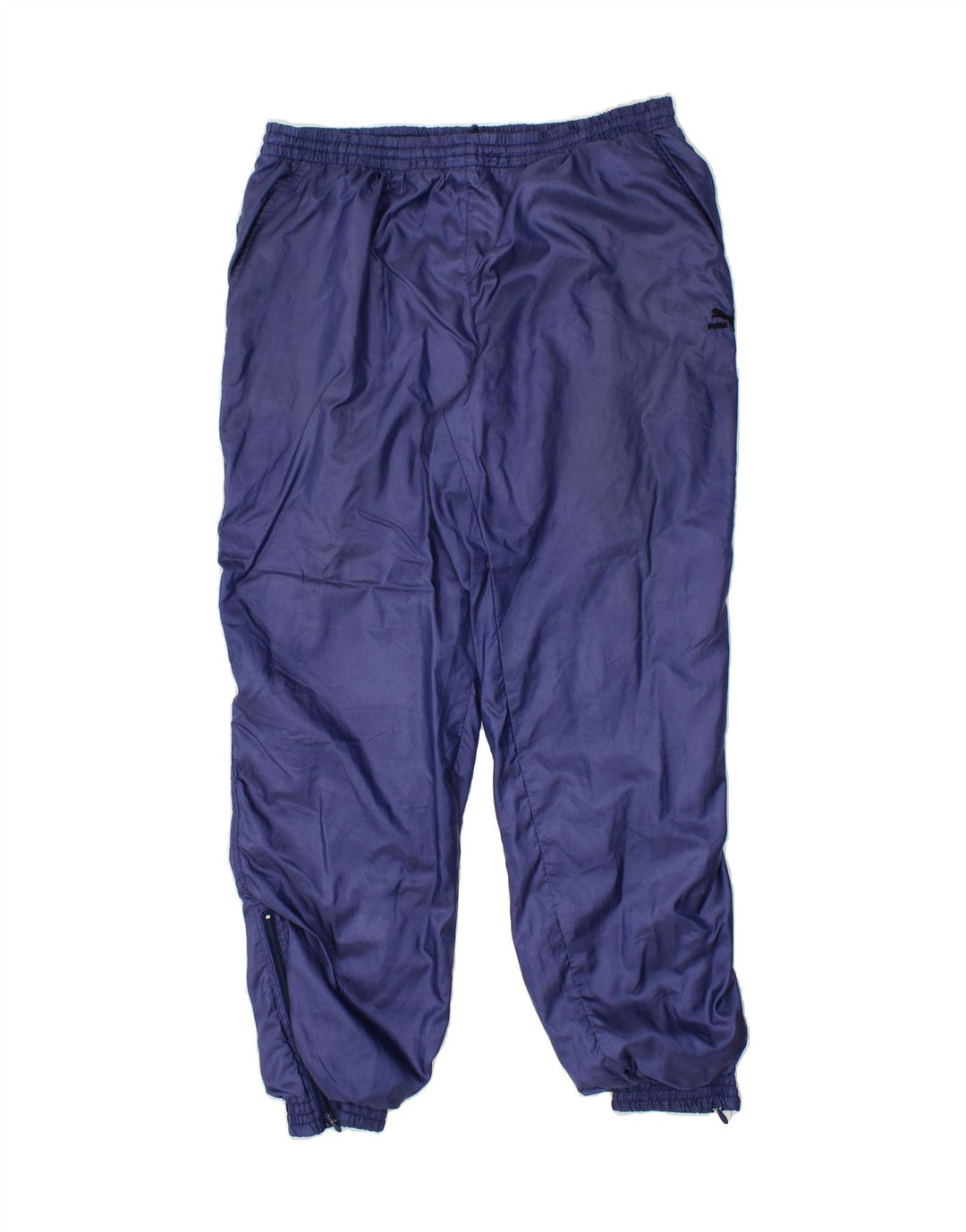 PUMA Mens Tracksuit Trousers Joggers Size 40 Medium Blue Polyamide Vintage Puma and Second-Hand Puma from Messina Hembry 
