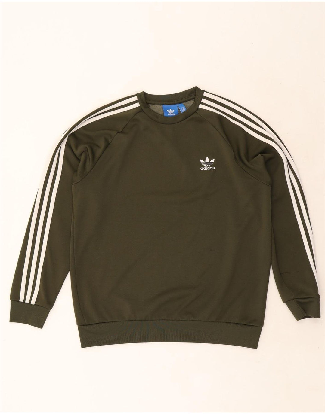 Мужская толстовка Adidas Джемпер большого цвета хаки из полиэстера