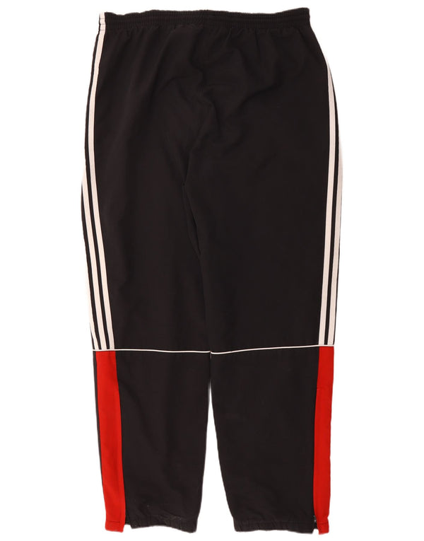 Pantaloni da tuta da uomo Adidas Joggers UK 46/48 XL Nero Colourblock