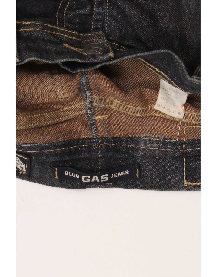 Gas Womens Bootcut Jeans W30 L34 Navy Blue Cotton