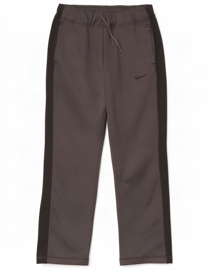 Pantaloni da tuta Nike Therma-Fit da uomo Small in poliestere color block grigio