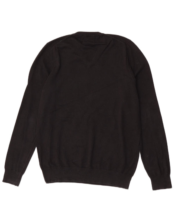 Maglione da uomo con scollo a V Marks & Spencer grande cotone nero