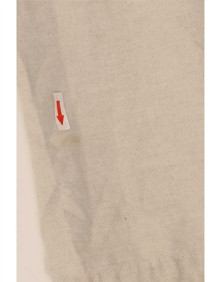 Marks & Spencer Mens Shirt Medium Beige Linen