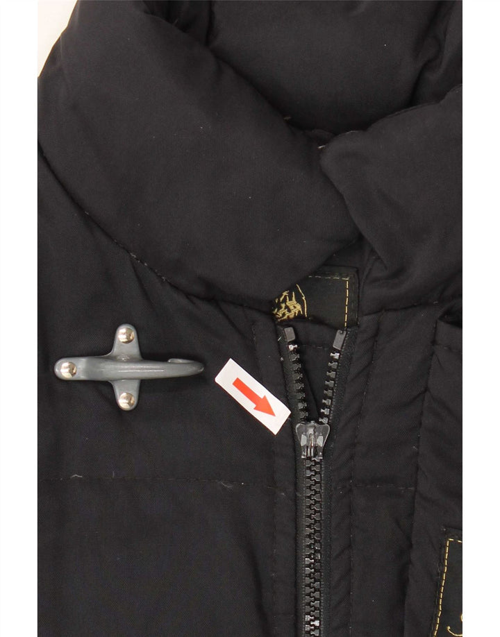 Fay Damen Wattierte Jacke UK 16 Large Schwarz