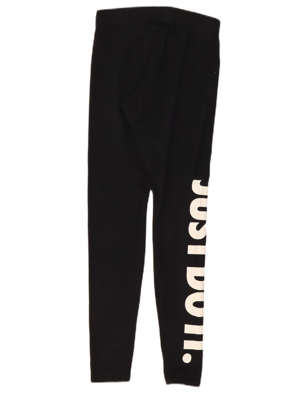 Nike Womens Graphic Leggings UK 8 Small Black Cotton