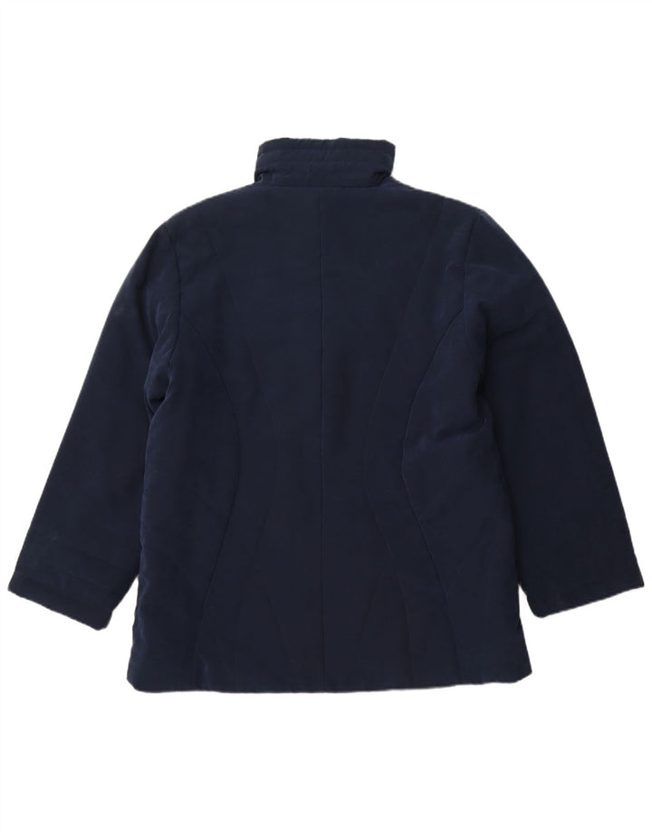 LEE VALLEY Herre polstret jakke UK 40 Large Navy Blue Polyester