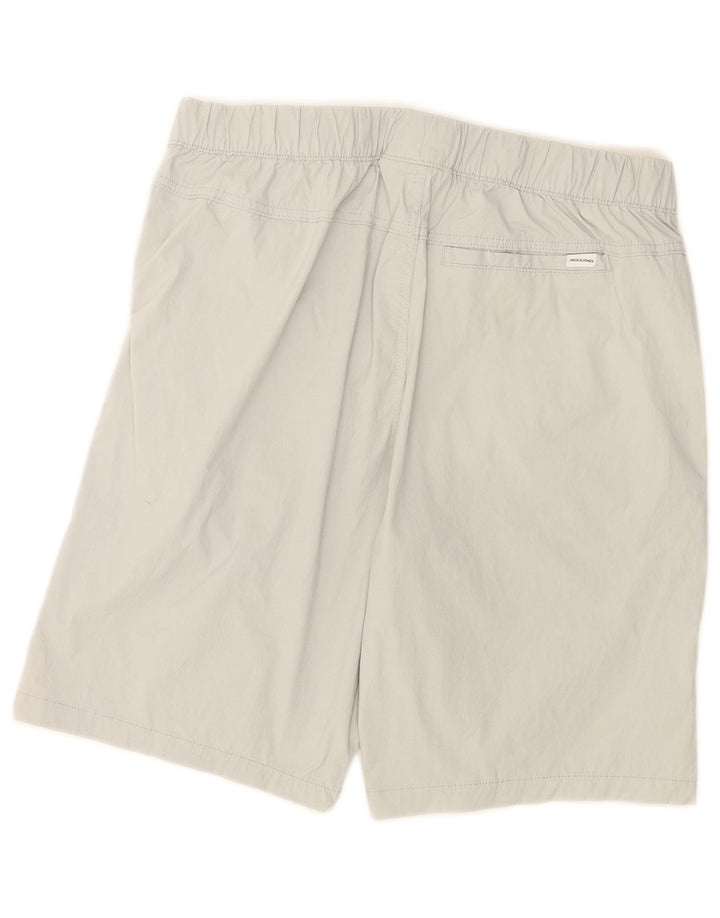 Jack & Jones Mens Chino Shorts Large W34 Grey Nylon