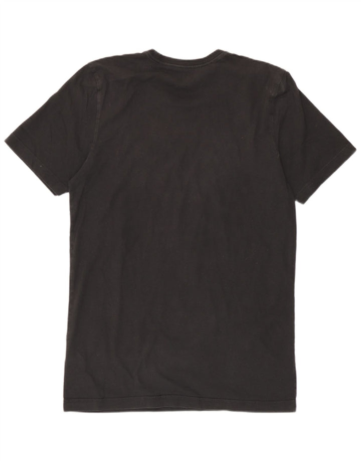 Adidas Mens Graphic T-Shirt Top Medium Black Cotton