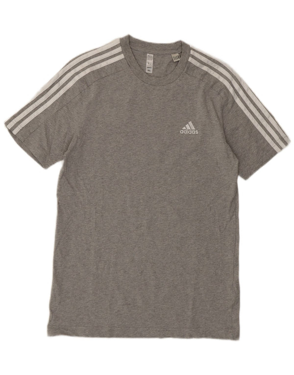 Adidas Hombre Camiseta Top Small Gris Algodón