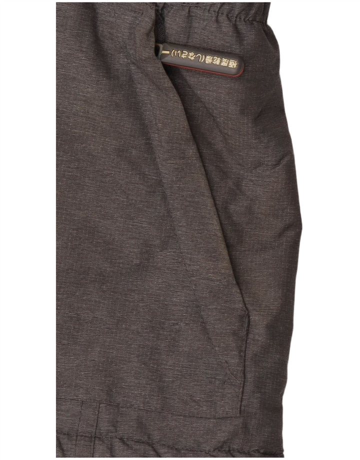 Superdry Womens Hooded Windbreaker Jacket UK 16 Large Grey Nylon