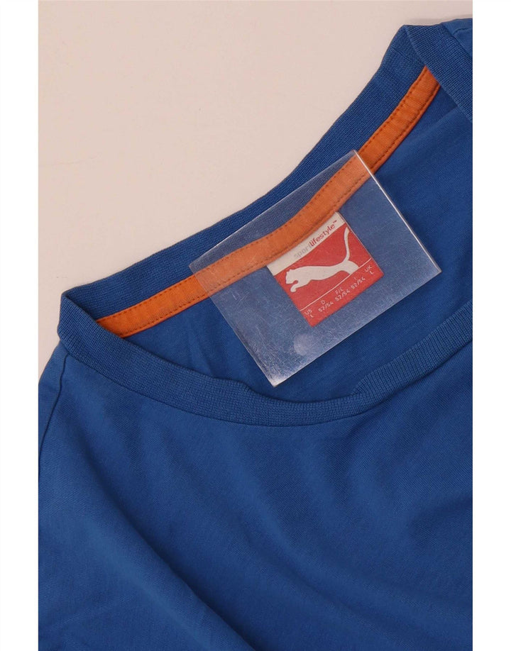 Puma Mens T-Shirt Top Large Blue