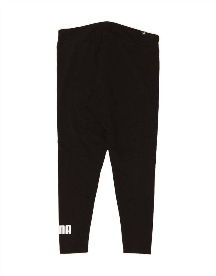 PUMA Womens Graphic Leggings UK 18 XL  Black Vintage Puma and Second-Hand Puma from Messina Hembry 