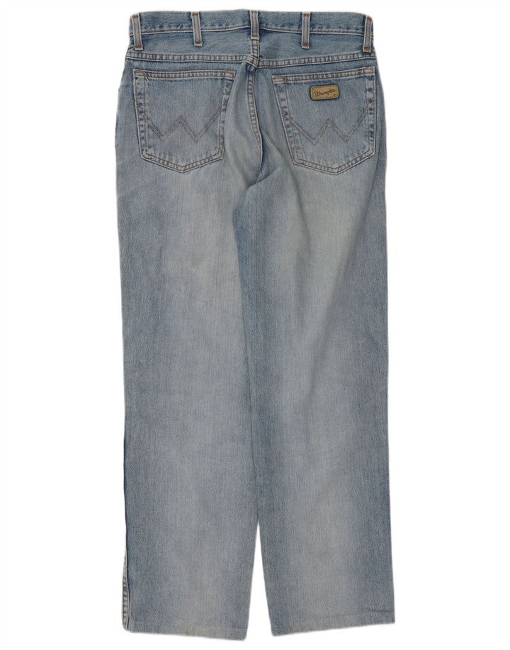 Wrangler Mens Ohio Straight Jeans W33 L29 Blue Cotton