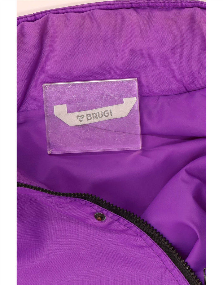 Brugi Chubasquero para hombre UK 44 2XL Púrpura Colorblock Poliéster