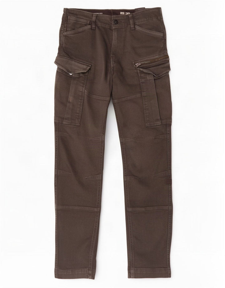 G-Star Mens Cargo Slim Jeans W29 L28 Grey Cotton