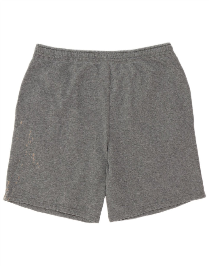 Eddie Bauer Mens Sport Shorts XL  Grey Flecked Cotton