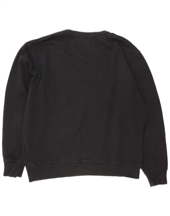 Champion Herre Sweatshirt Jumper Large Sort Bomuld