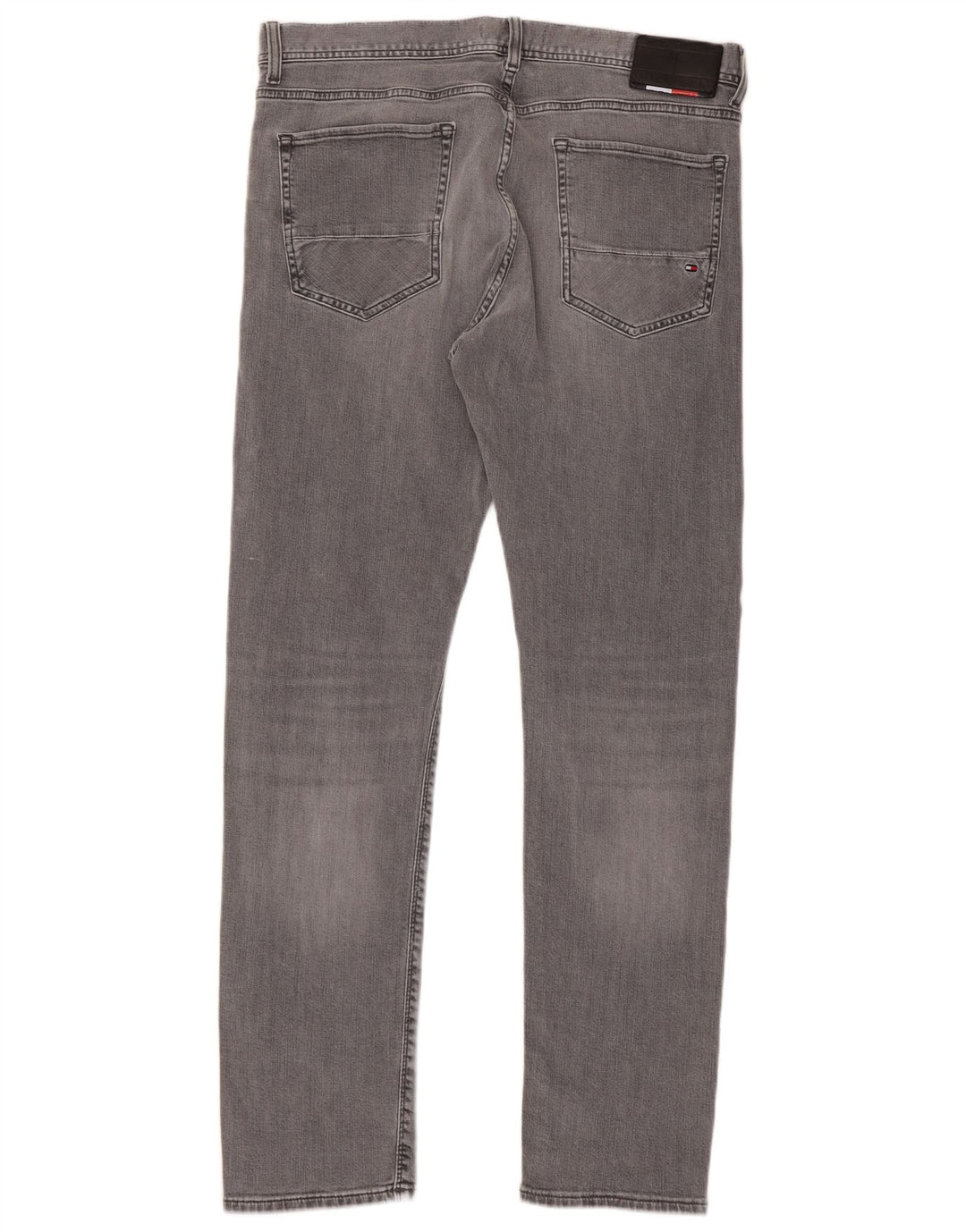Tommy Hilfiger Mens Slim Jeans W36 L32 Grey Cotton
