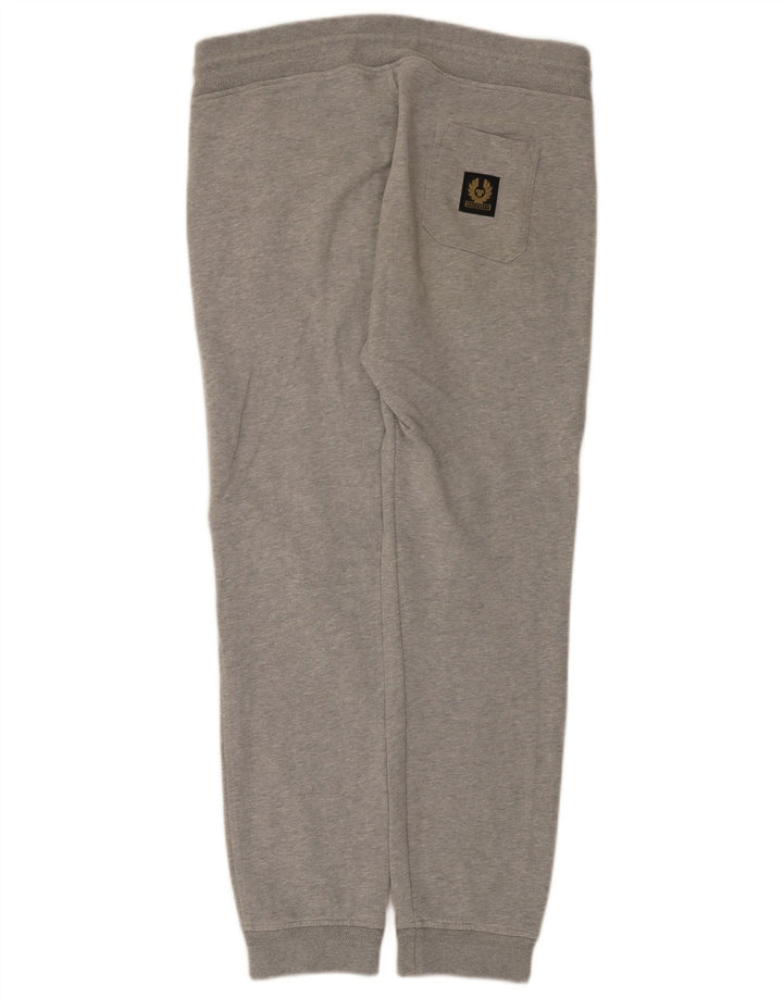 Belstaff Mens Tracksuit Trousers Joggers Small Grey Cotton