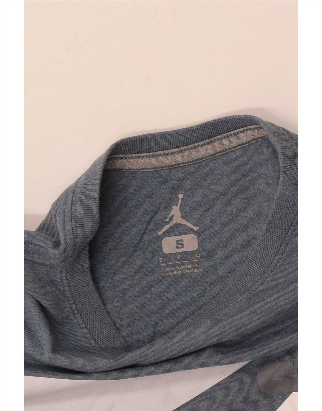 Jordan Mens Graphic T-Shirt Top Small Grey